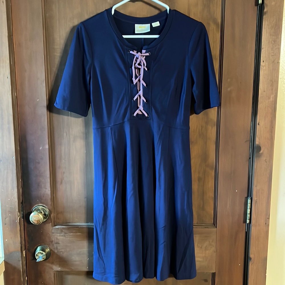 XS ANTHROPOLOGIE MAUVE POPOVER DRESS